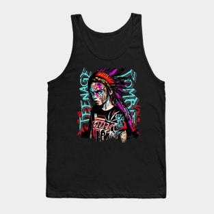 Teenage Zombie Girl Tank Top